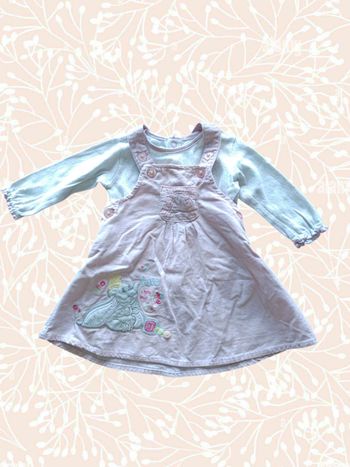 Ensemble tee-shirt et robe 0-3 mois