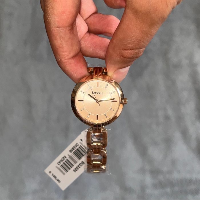 Montre Fossil femme BQ3206 - neuve - rose gold - photo numéro 2