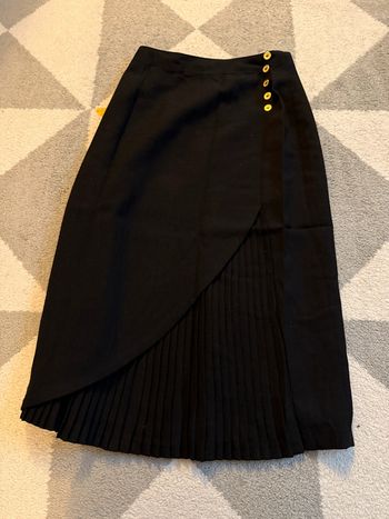 Jupe longue vintage en laine Taille 38