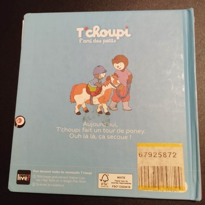 Livre enfant Nathan T'choupi fait du poney - photo numéro 4