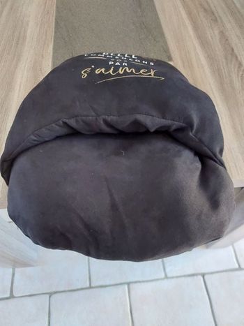 Chausson géant noir doublé taille