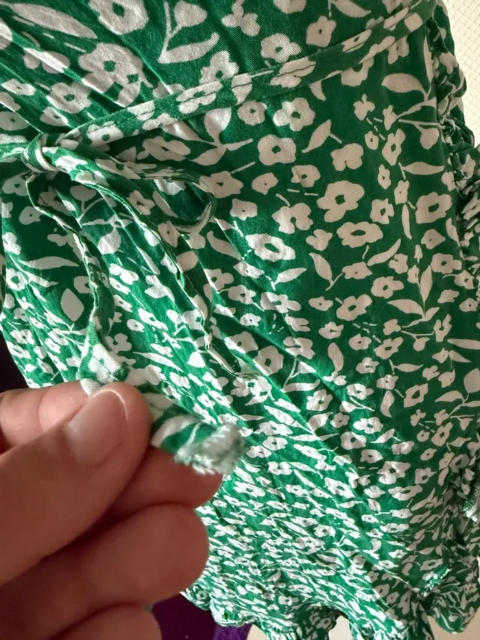 Robe d’été en très bon état verte taille S flamantrose - photo numéro 8