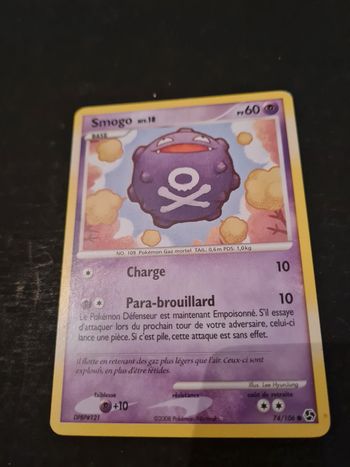 Carte pokémon Smogo 74/106