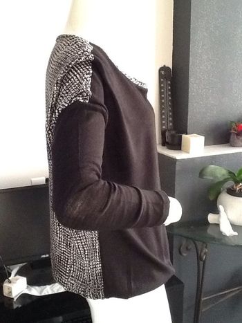 Tête shirt loose  bi couleur