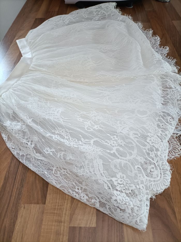 Magnifique jupe blanche dentelle 38 Naf Naf - photo numéro 4