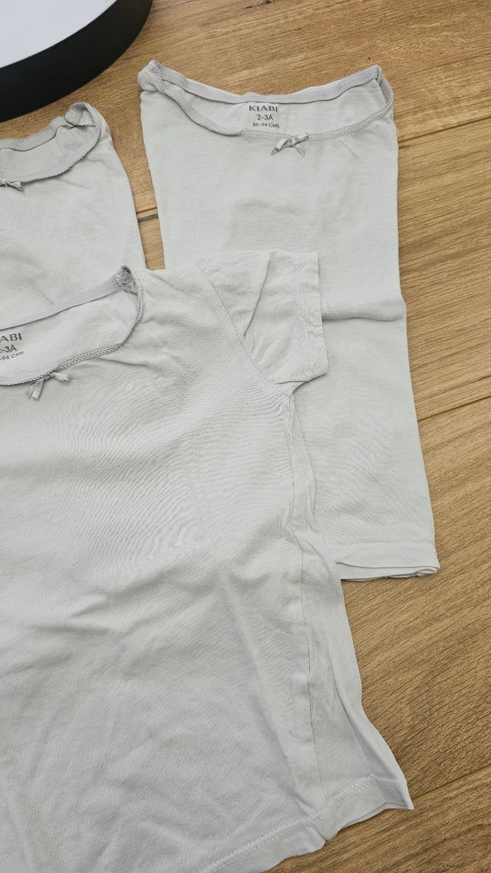 Lot maillot de corps 2-3ans - photo numéro 3
