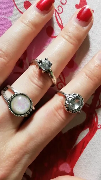 Trio de bagues.