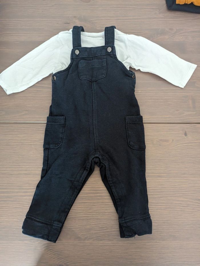 Ensemble salopette 9 mois