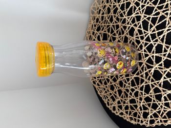 Bouteille avec paille