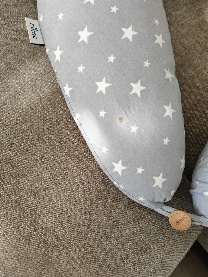 Coussin d'allaitement et grossesse gris - photo numéro 3