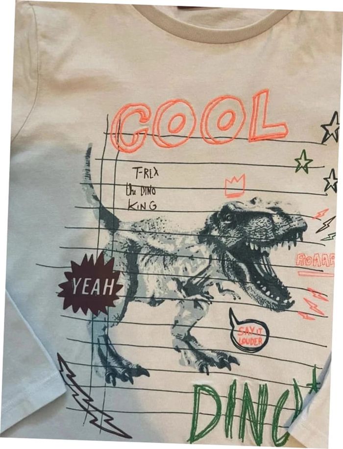 Beau t-shirt manches longues 7 ans sergent major - photo numéro 3