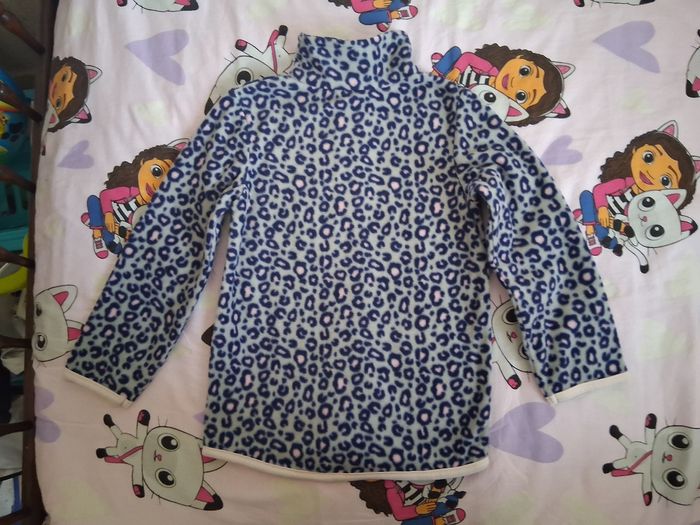 Gilet polaire gris et bleu 6 ans - photo numéro 6