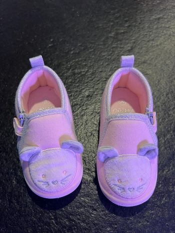 Chaussons rose pale bébé fille 20 Obaïbï