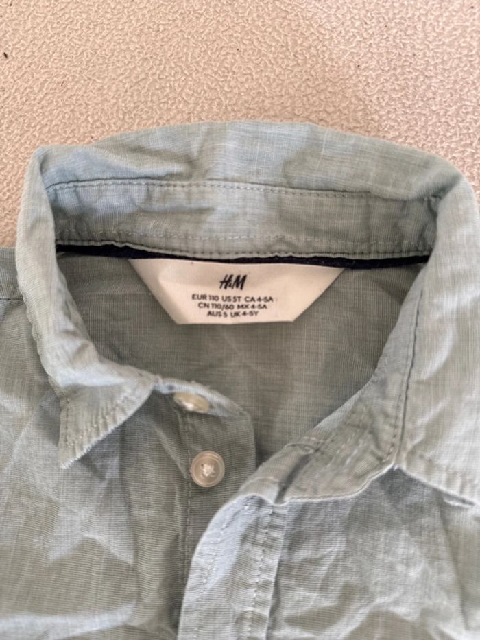 Chemise garçon 4-6 ans neuve H&M - photo numéro 3