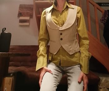 Gilet sans manche tailleur