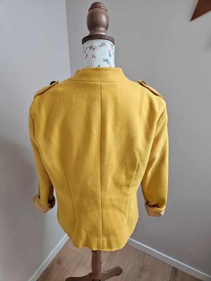 Veste officier moutarde extensible T40/42 - photo numéro 4