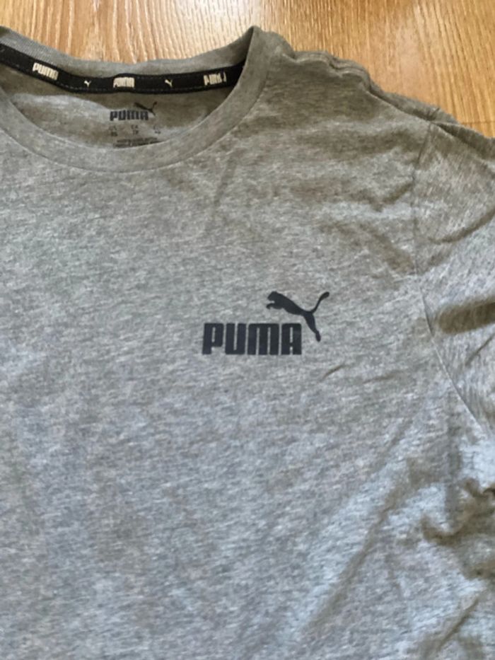 T shirt puma gris ado taille XS - photo numéro 2