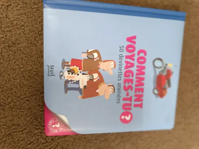 Livre volets devinettes comment voyages-tu? NEUF