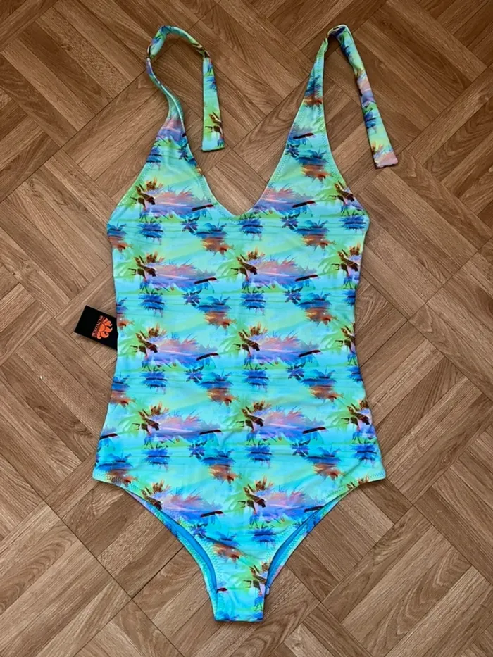 Maillot de bain une pièce bleu Sundek (NEUF)