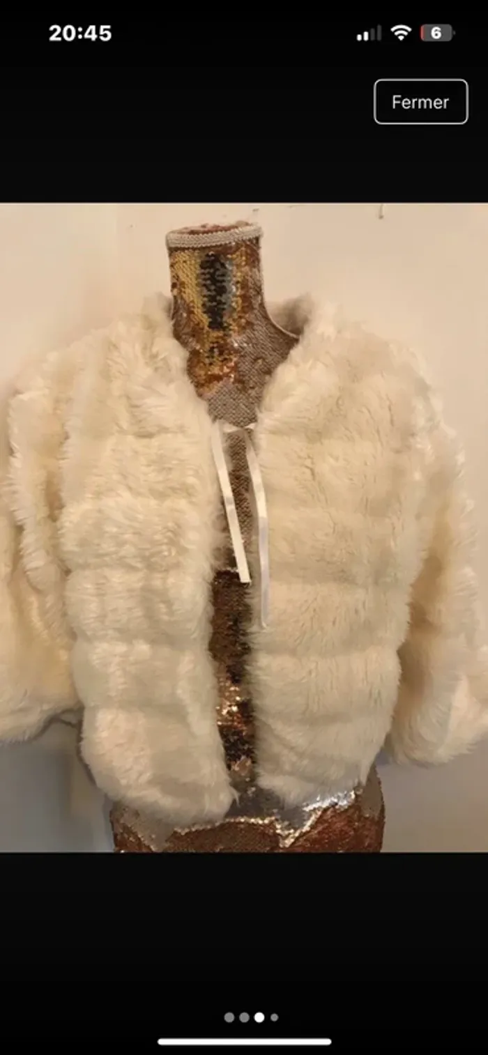 Manteau crème 38/40 - photo numéro 3