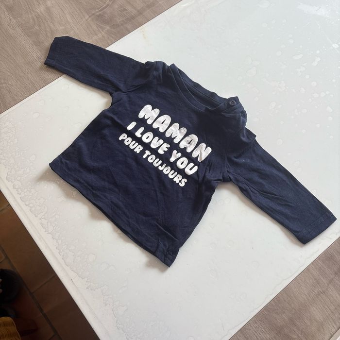 Maillot manche longue taille 3 mois