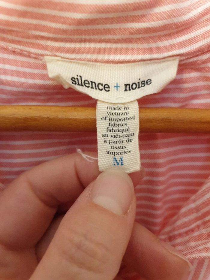 Robe d'été saumon fines rayures blanches - photo numéro 3