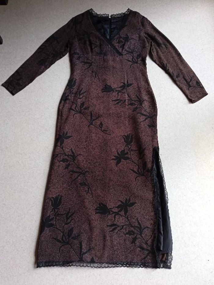 Robe Longue à Manches Longues