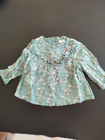 Blouse fleurie Tape à l'oeil taille 9 mois 