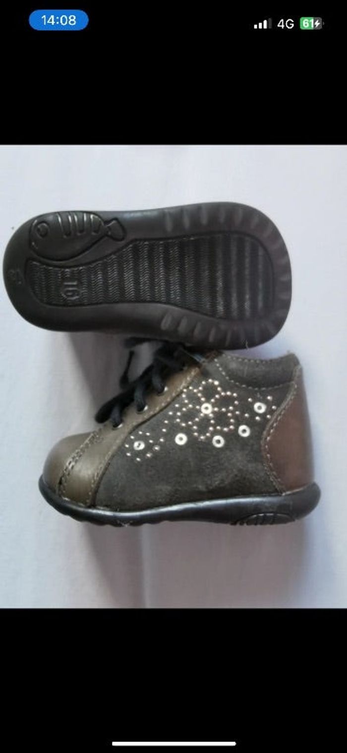 Chaussures cuir bebe