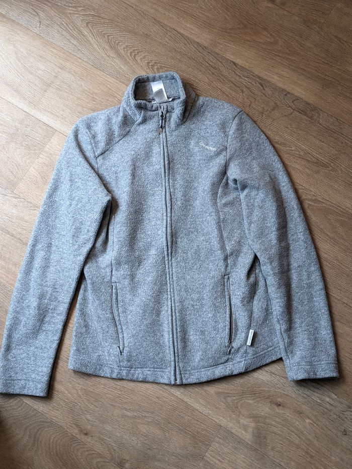 Polaire veste gris chiné decathlon taille XS/S