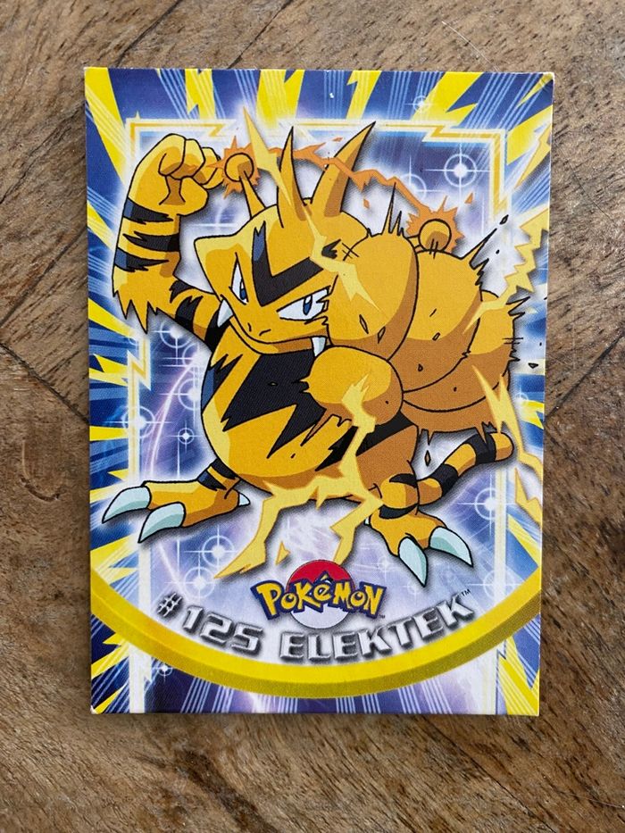 Carte Pokémon : Elektek  - Numéro 125  - Pokémon cartes TOPPS