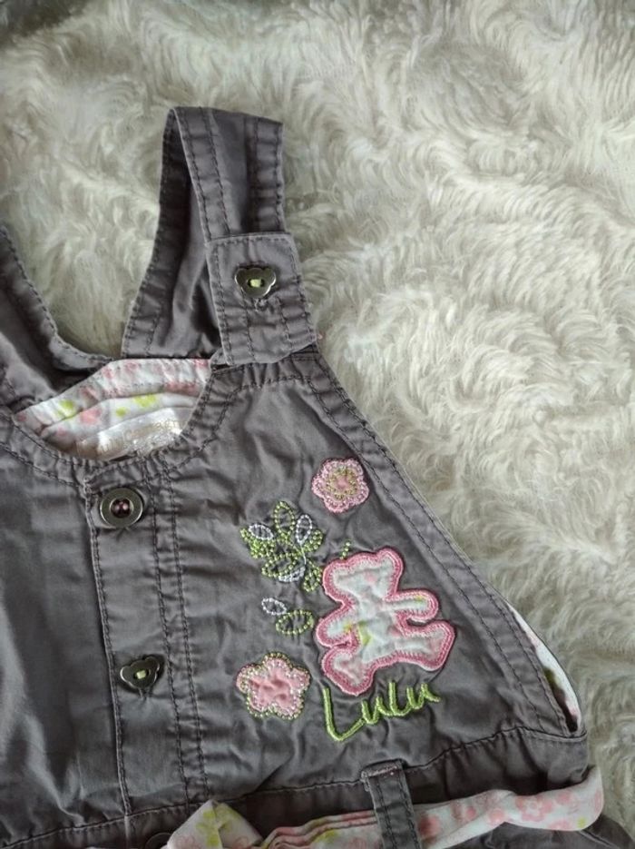 Robe Fille 6 mois Lulu castagnette 100% coton Gémo - photo numéro 4