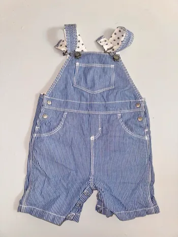 Salopette petit bateau 12 mois