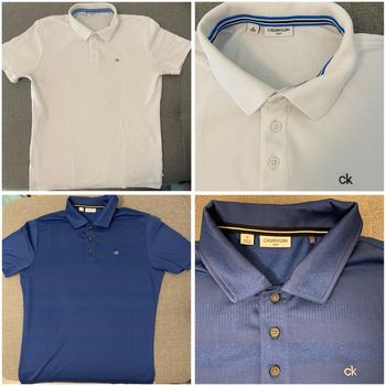 Lot de 2 polos homme Calvin Klein  porté une fois taille M