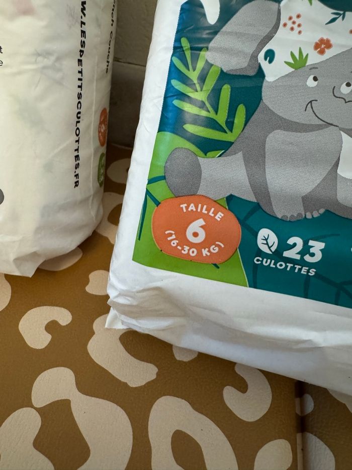 2 paquets de couches à enfiler les petits culottés - photo numéro 4