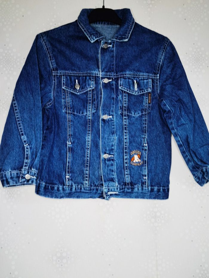 D3631 - veste en jeans garçon 8 ans