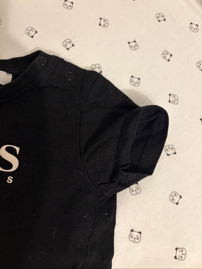 T-shirt bébé BOSS noir - photo numéro 3