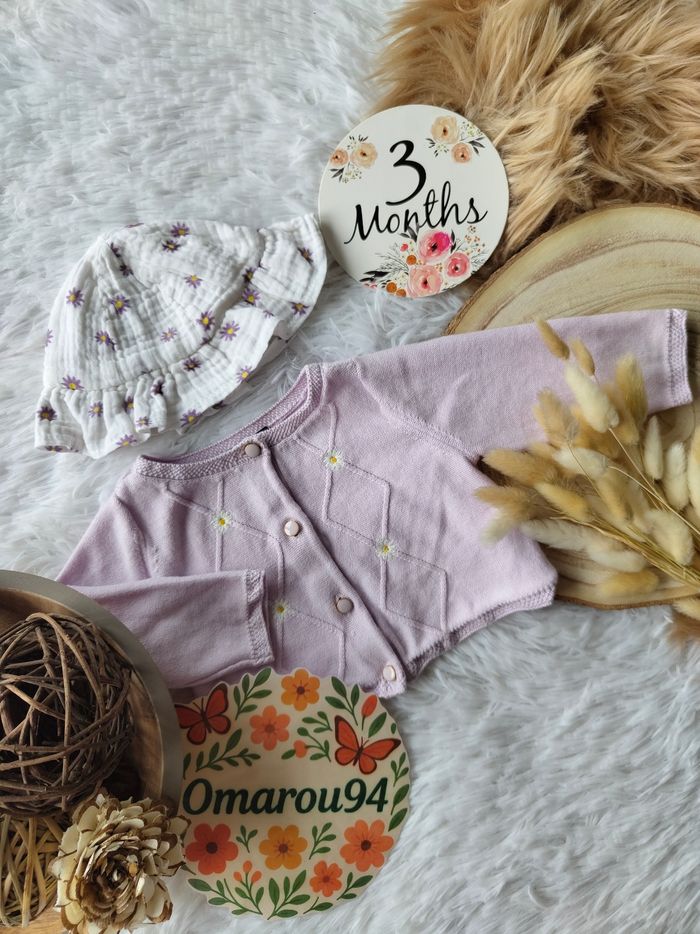 Ensemble complet 5 pièces sergent major fille 3 mois 🎀 - photo numéro 3