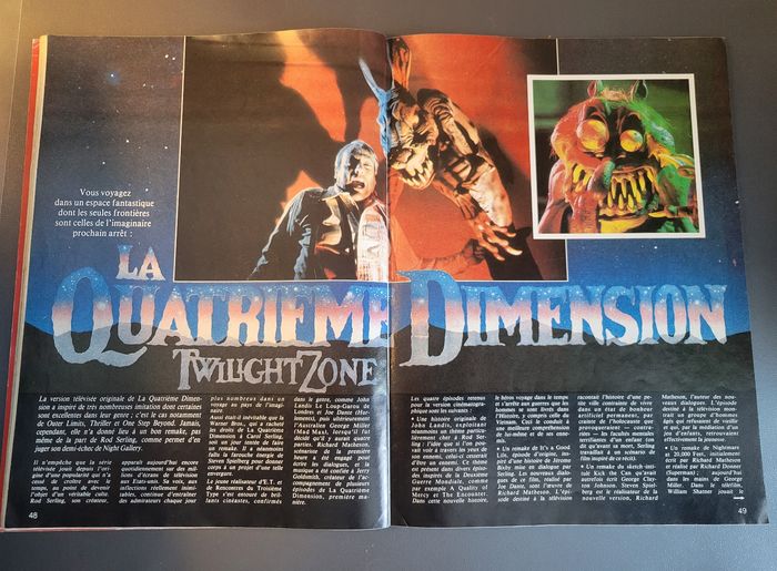 L'écran fantastique #41 - Janvier 1984
Thriller - Michael Jackson
La 4ème dimension - photo numéro 5