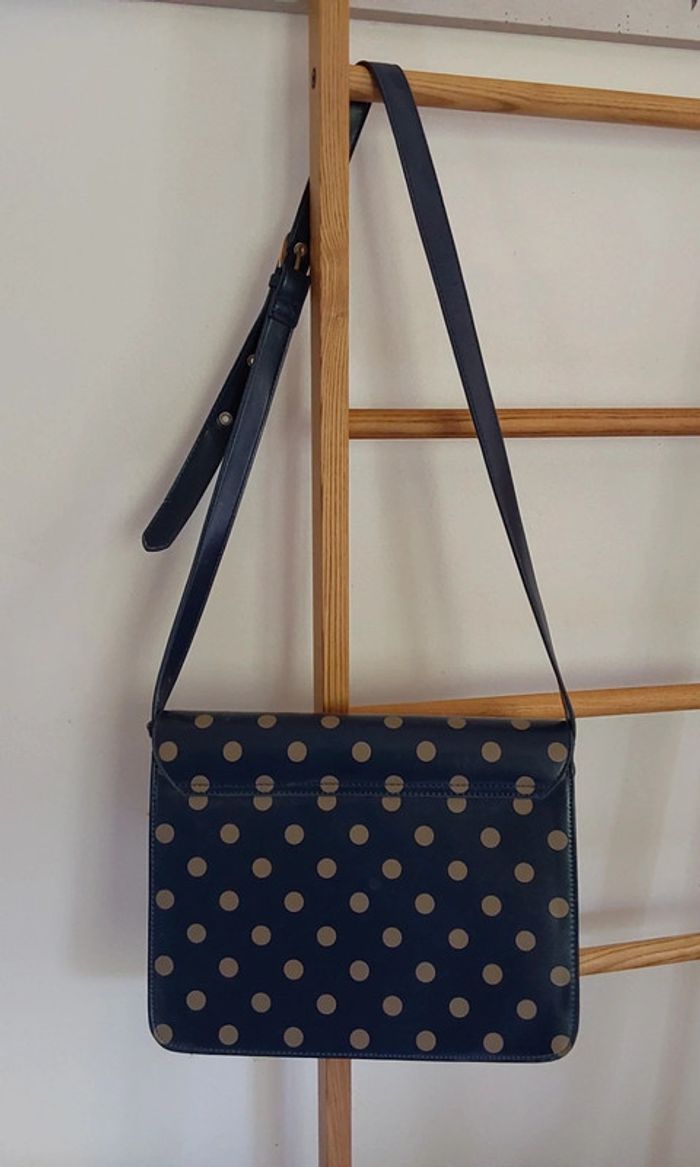 Sac style cartable  Neuf avec étiquette marine et beige - photo numéro 4