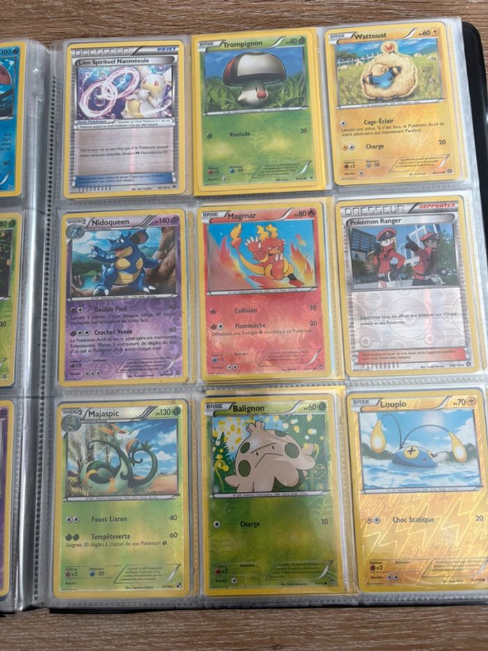 Cartes pokemon reverse ancienne noir blanc xy - photo numéro 8