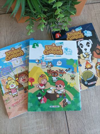 Lot 3 manga Animal Crossing n° 1 à 3 Soleil