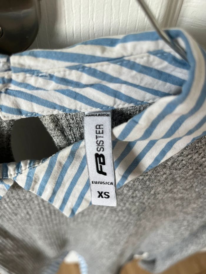 Petit pull effet chemise - photo numéro 3