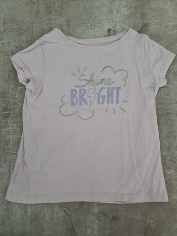 T shirt Manches courtes violet fille 4 ans vertbaudet