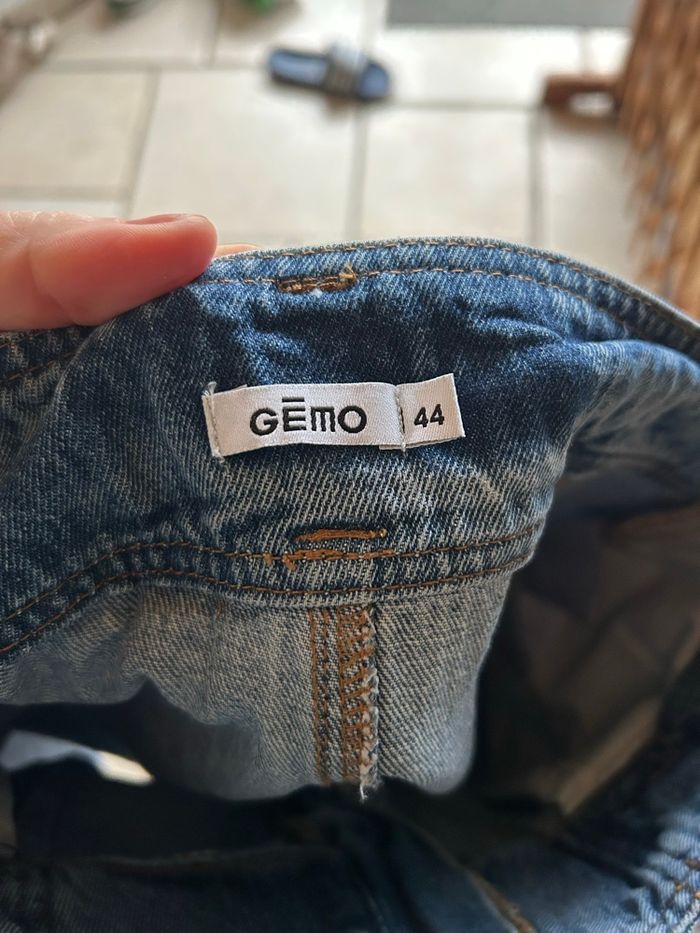 Jupe en jean bleu Gémo - taille 42 - photo numéro 3