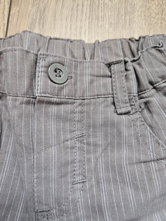 Ensemble gilet col V et short taupe Tout compte fait 6 mois - photo numéro 9