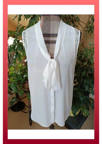 Chemisier blanc/crème