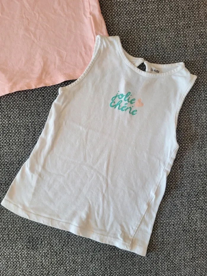 Lot 2 débardeurs fille 36 mois - photo numéro 2