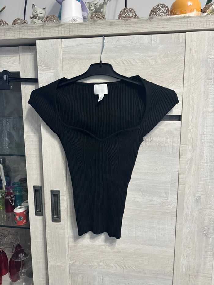 Haut noir H&M taille XS