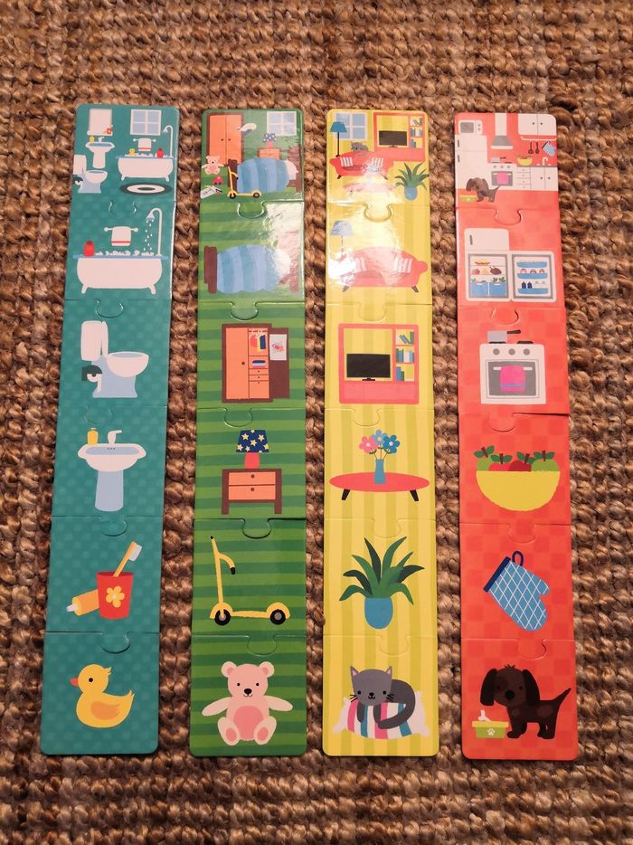 Puzzle thème maison 3 ans